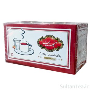 چای کيسه‌ ای قرمز گلستان 25 عددی