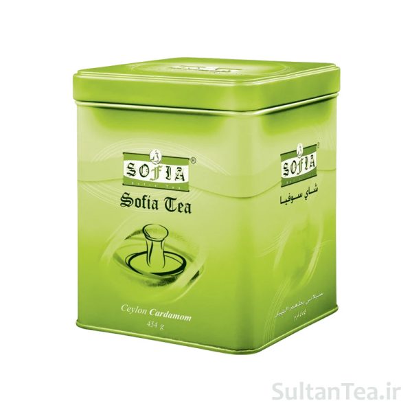 چای سوفیا هل دار شکسته سیلان قوطی فلزی سبز 450 گرمی