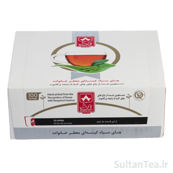 چای کیسه ای عطری خانواده دبش 100 عددی
